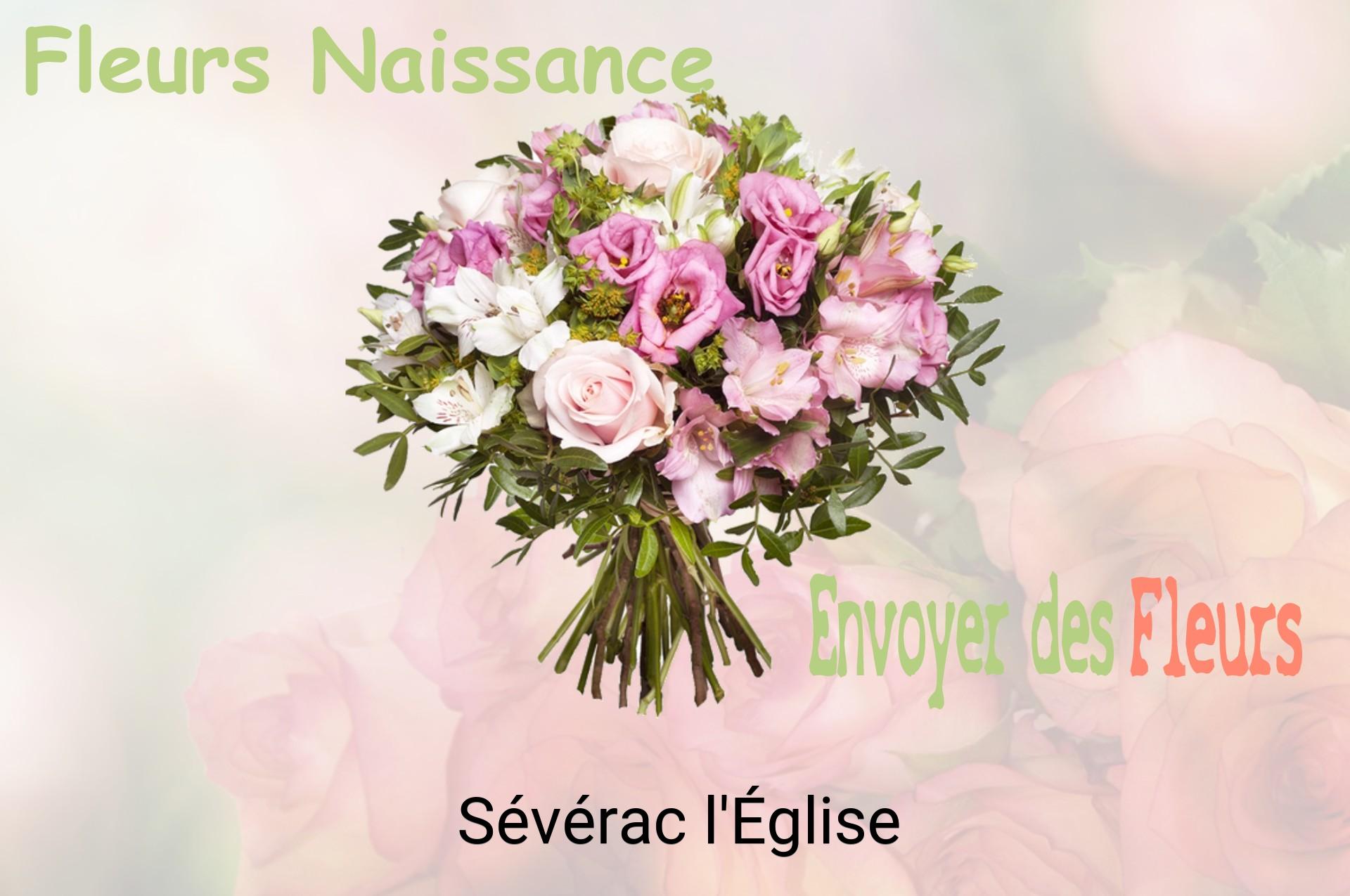 Bouquet de fleurs de naissance livré à Sévérac-l'Église
