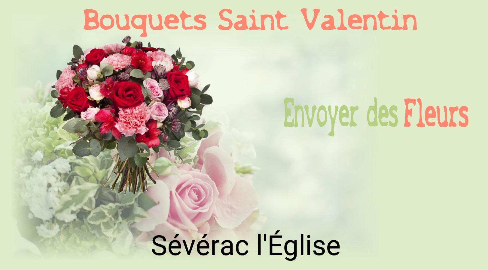Roses de Saint-Valentin livrées à Sévérac-l'Église